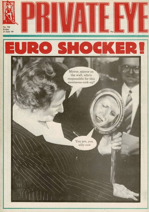 PRIVATE EYE UK MAGAZINE  NO 718 23RD June 1989  BUY VINTAGE BACK ISSUE MAGAZINES TILLEYS