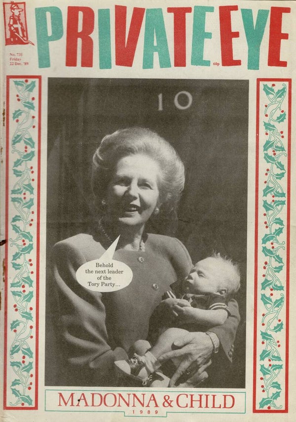 PRIVATE EYE UK MAGAZINE  NO 731 22ND December 1989  BUY VINTAGE BACK ISSUE MAGAZINES TILLEYS