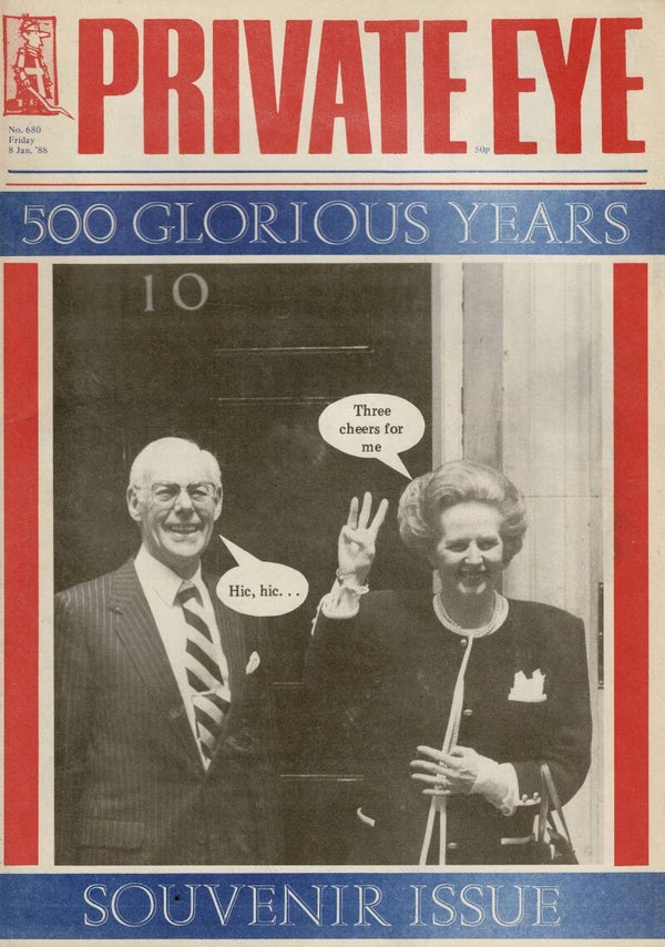 PRIVATE EYE UK MAGAZINE  NO 680 8TH January 1988  BUY VINTAGE BACK ISSUE MAGAZINES TILLEYS