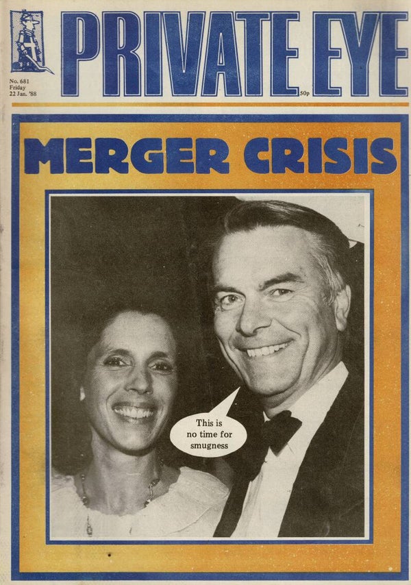 PRIVATE EYE UK MAGAZINE  NO 681 22ND January 1988  BUY VINTAGE BACK ISSUE MAGAZINES TILLEYS