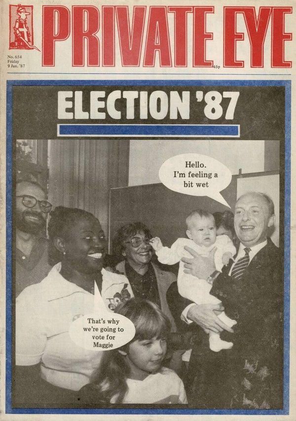 PRIVATE EYE UK MAGAZINE  NO 654 9TH January 1987 BUY VINTAGE BACK ISSUE MAGAZINES TILLEYS