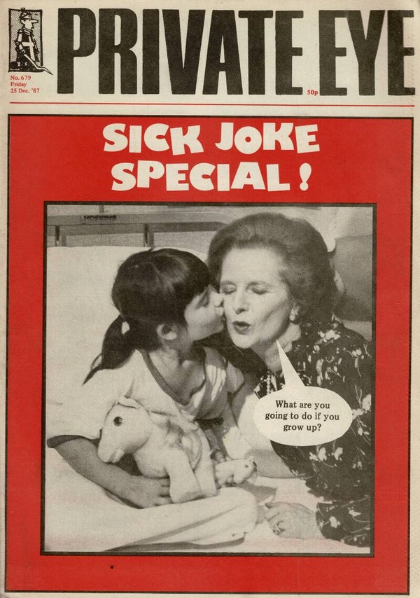 PRIVATE EYE UK MAGAZINE  NO 679 25TH December 1987 BUY VINTAGE BACK ISSUE MAGAZINES TILLEYS