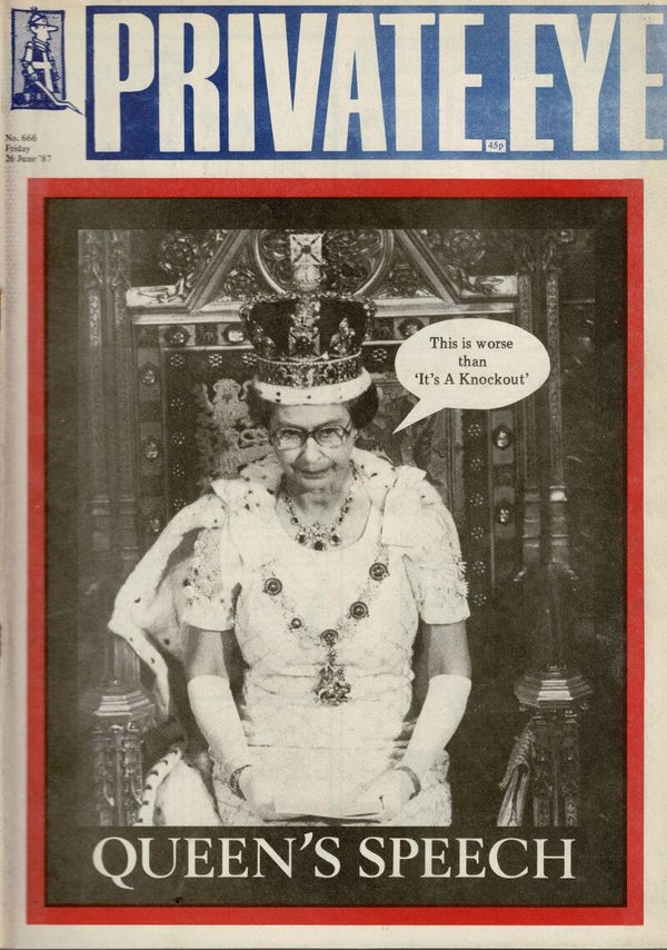 PRIVATE EYE UK MAGAZINE  NO 666 26TH June 1987 BUY VINTAGE BACK ISSUE MAGAZINES TILLEYS