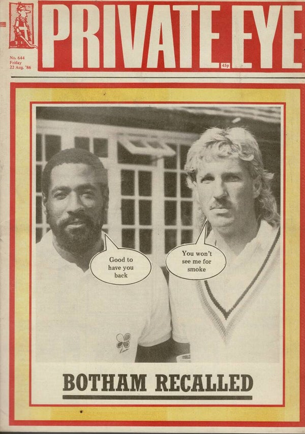 PRIVATE EYE UK MAGAZINE  NO 644 22ND August 1986 BUY VINTAGE BACK ISSUE MAGAZINES TILLEYS