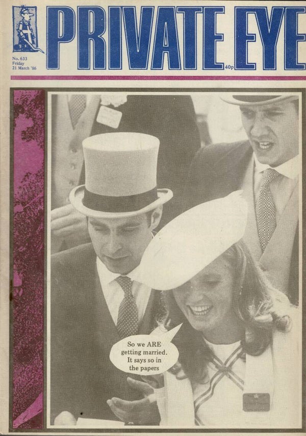 PRIVATE EYE UK MAGAZINE  NO 633 23RD March 1986 BUY VINTAGE BACK ISSUE MAGAZINES TILLEYS