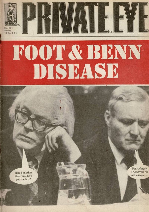 PRIVATE EYE UK MAGAZINE NO NO 504 10TH April 1981 BUY VINTAGE BACK ISSUE MAGAZINES TILLEYS