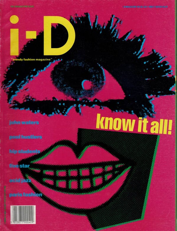 i - D UK MAGAZINE NO 60 July 1988 BUY VINTAGE BACK ISSUE MAGAZINES TILLEYS