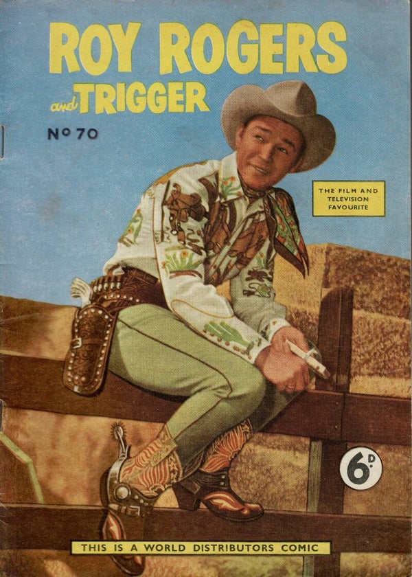 ROY ROGERS AND TRIGGER UK COMIC  NO 70 1953 BUY VINTAGE BACK ISSUE COMICS TILLEYS
