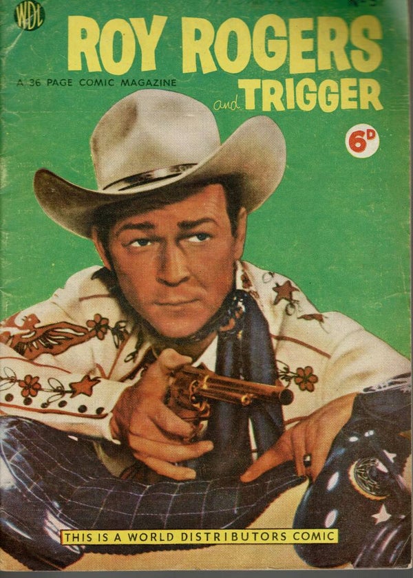 ROY ROGERS AND TRIGGER UK COMIC  NO 57 1953 BUY VINTAGE BACK ISSUE COMICS TILLEYS