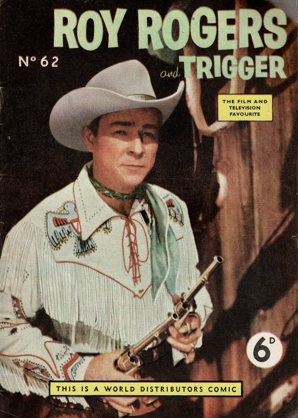 ROY ROGERS AND TRIGGER UK COMIC  NO 62 1953 BUY VINTAGE BACK ISSUE COMICS TILLEYS
