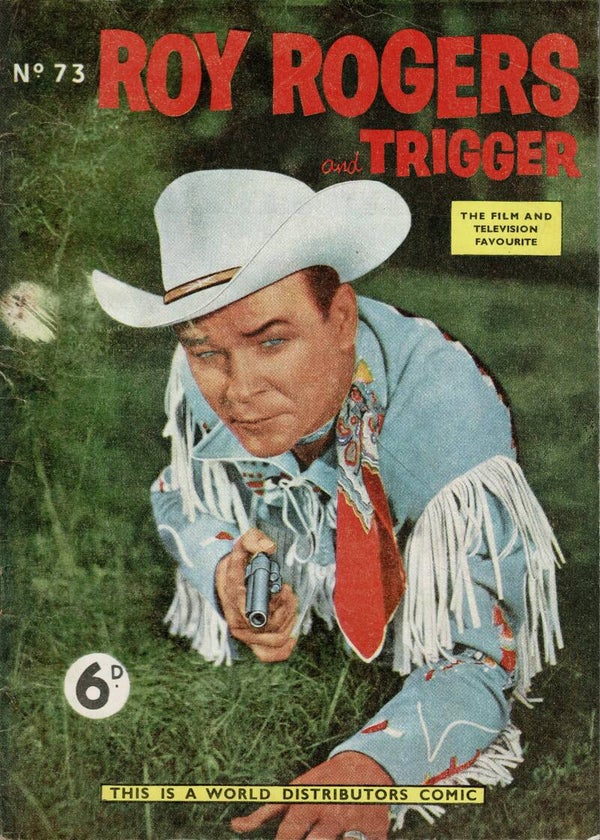 ROY ROGERS AND TRIGGER UK COMIC  NO 73 1953 BUY VINTAGE BACK ISSUE COMICS TILLEYS