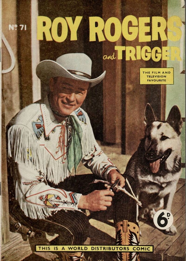 ROY ROGERS AND TRIGGER UK COMIC  NO 71 1953 BUY VINTAGE BACK ISSUE COMICS TILLEYS