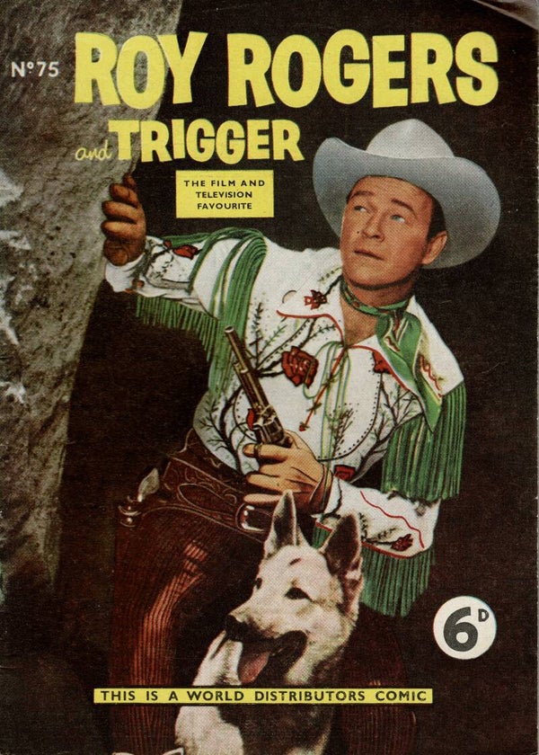ROY ROGERS AND TRIGGER UK COMIC  NO 75 1953 BUY VINTAGE BACK ISSUE COMICS TILLEYS
