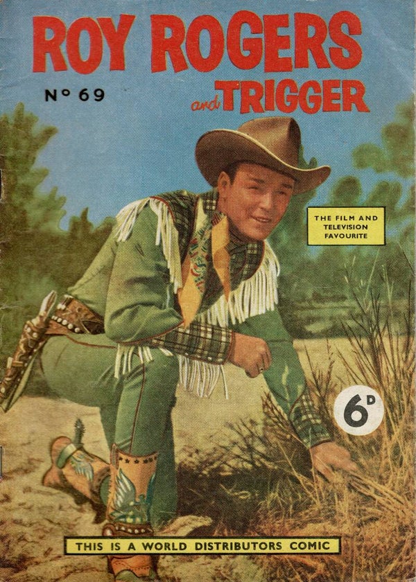 ROY ROGERS AND TRIGGER UK COMIC  NO 69 1953 BUY VINTAGE BACK ISSUE COMICS TILLEYS