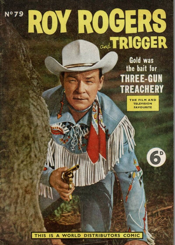 ROY ROGERS AND TRIGGER UK COMIC  NO 79 1953 BUY VINTAGE BACK ISSUE COMICS TILLEYS