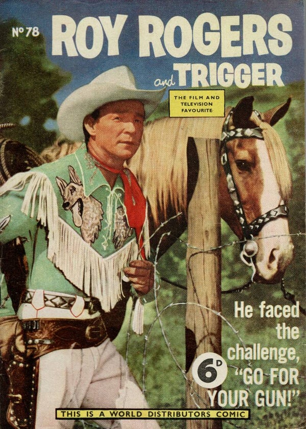 ROY ROGERS AND TRIGGER UK COMIC  NO 78 1953 BUY VINTAGE BACK ISSUE COMICS TILLEYS