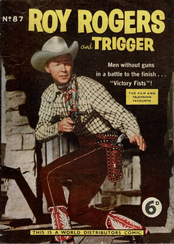 ROY ROGERS AND TRIGGER UK COMIC  NO 87 1953 BUY VINTAGE BACK ISSUE COMICS TILLEYS