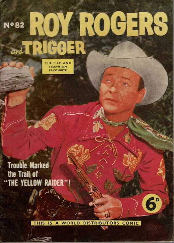ROY ROGERS AND TRIGGER UK COMIC  NO 82 1953 BUY VINTAGE BACK ISSUE COMICS TILLEYS