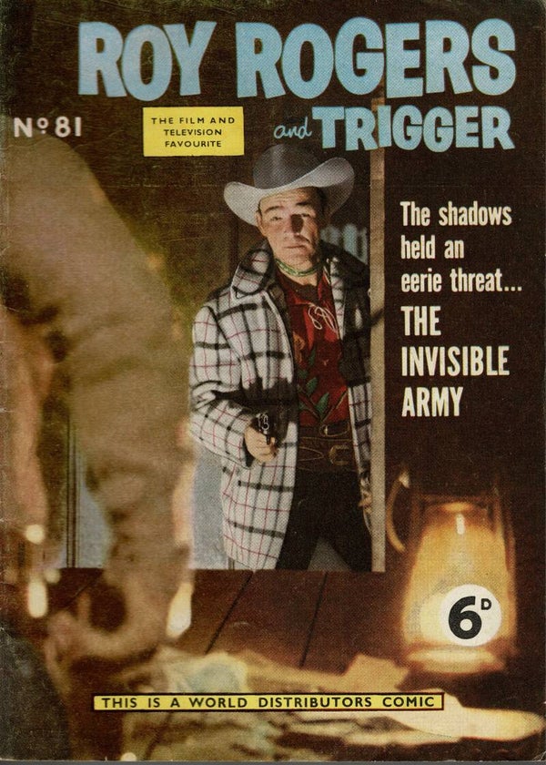 ROY ROGERS AND TRIGGER UK COMIC  NO 81 1953 BUY VINTAGE BACK ISSUE COMICS TILLEYS