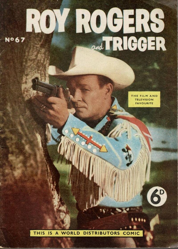 ROY ROGERS AND TRIGGER UK COMIC  NO 67 1953 BUY VINTAGE BACK ISSUE COMICS TILLEYS