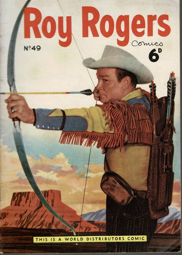 ROY ROGERS UK COMIC  NO 49 1953 BUY VINTAGE BACK ISSUE COMICS TILLEYS