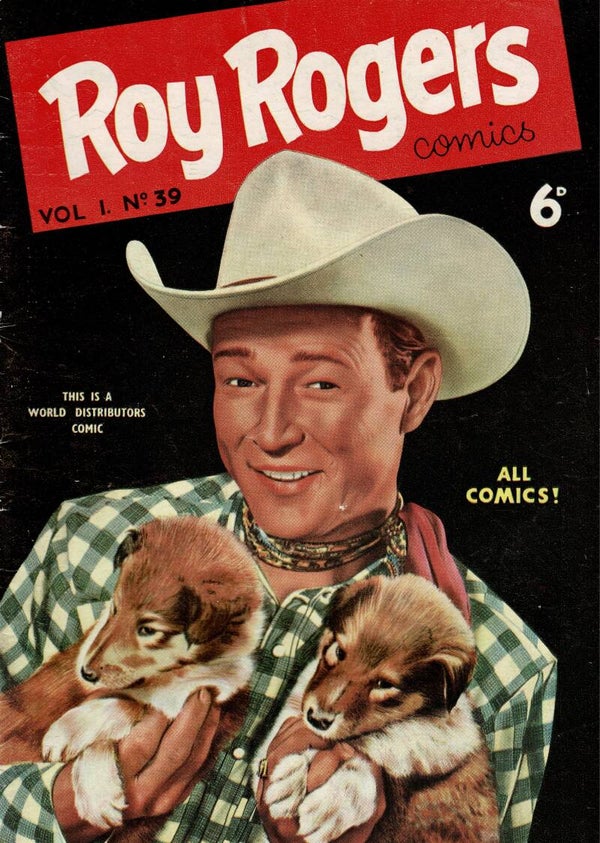ROY ROGERS UK COMIC VOL 1 NO 39 1950 ' S  . BUY VINTAGE BACK ISSUE COMICS TILLEYS