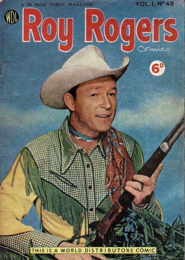 ROY ROGERS UK COMIC VOL 1 NO 48 1950 ' S  . BUY VINTAGE BACK ISSUE COMICS TILLEYS