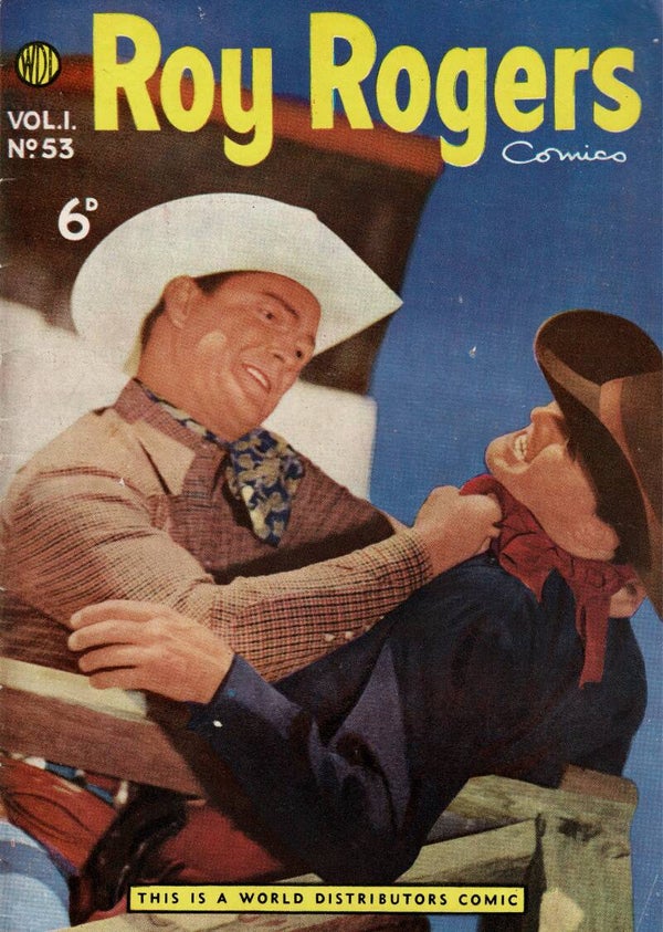 ROY ROGERS UK COMIC VOL 1 NO 53 1950 ' S  . BUY VINTAGE BACK ISSUE COMICS TILLEYS
