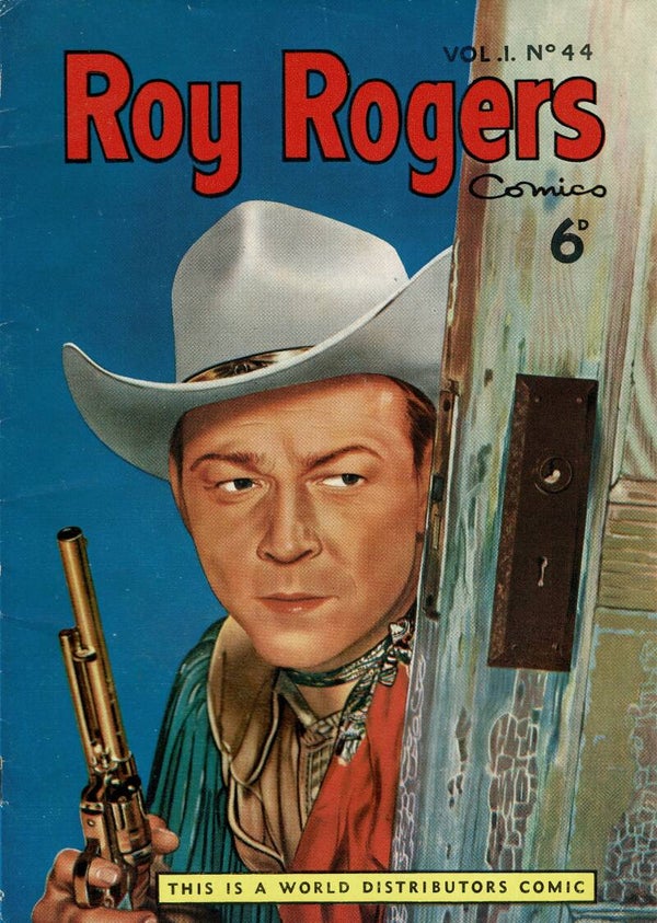 ROY ROGERS UK COMIC VOL 1 NO 44 1950 ' S  . BUY VINTAGE BACK ISSUE COMICS TILLEYS
