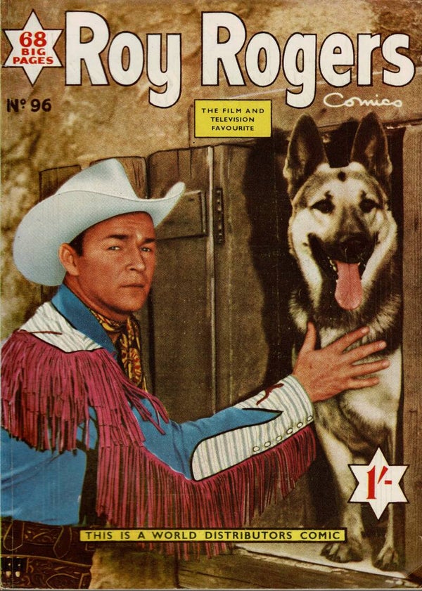 ROY ROGERS AND TRIGGER UK COMIC  NO 96 1953 BUY VINTAGE BACK ISSUE COMICS TILLEYS