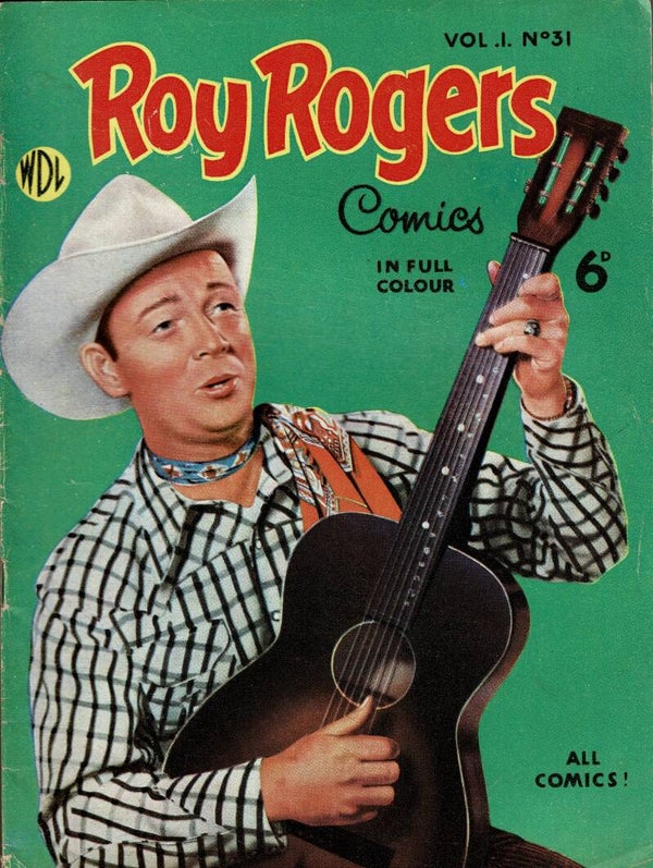 ROY ROGERS UK COMIC VOL 1 NO 31 1950 ' S  . BUY VINTAGE BACK ISSUE COMICS TILLEYS