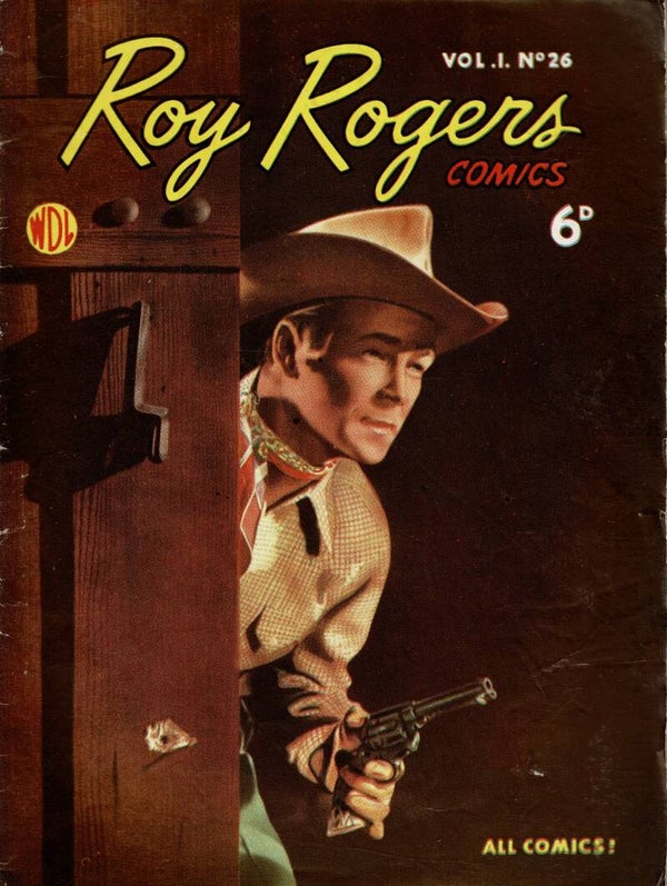 ROY ROGERS UK COMIC VOL 1 NO 26 1950 ' S  . BUY VINTAGE BACK ISSUE COMICS TILLEYS
