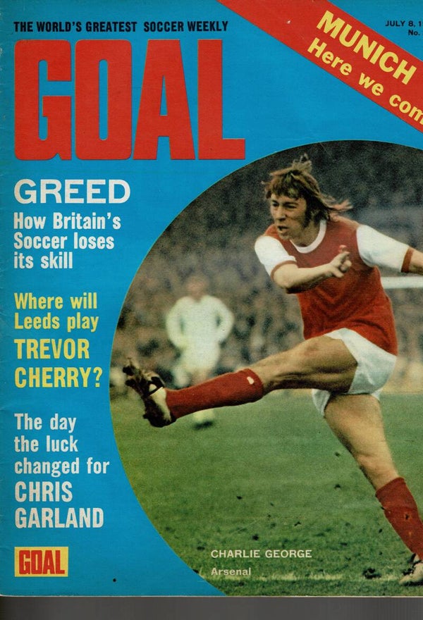 GOAL UK FOOTBALL MAGAZINE  NO 202 July 8TH 1972 BUY VINTAGE BACK ISSUE MAGAZINES TILLEYS