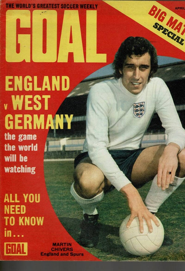 GOAL UK FOOTBALL MAGAZINE  NO 192 April 29TH 1972 BUY VINTAGE BACK ISSUE MAGAZINES TILLEYS