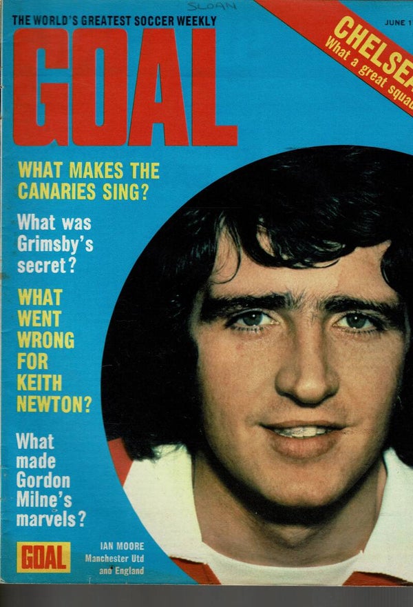 GOAL UK FOOTBALL MAGAZINE  NO 199 June 17TH 1972 BUY VINTAGE BACK ISSUE MAGAZINES TILLEYS