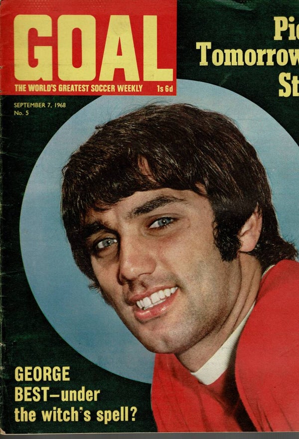GOAL UK FOOTBALL MAGAZINE  NO 5 September 7TH 1968 BUY VINTAGE BACK ISSUE MAGAZINES TILLEYS