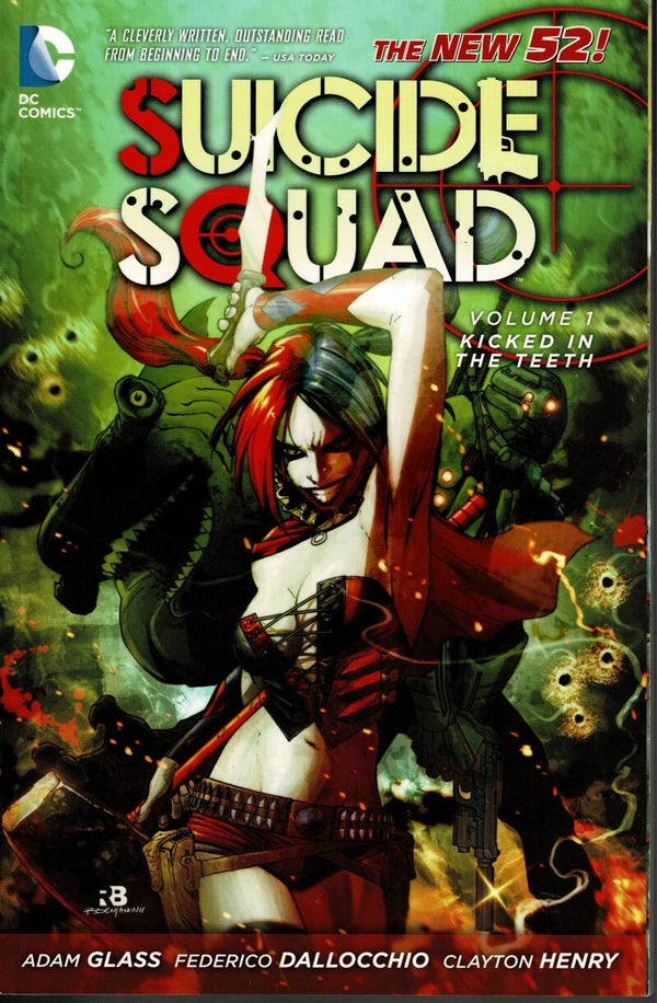 D C COMICS SUICIDE SQUAD VOL 1 KICKED IN THE TEETH 2012  GRAPHIC NOVEL