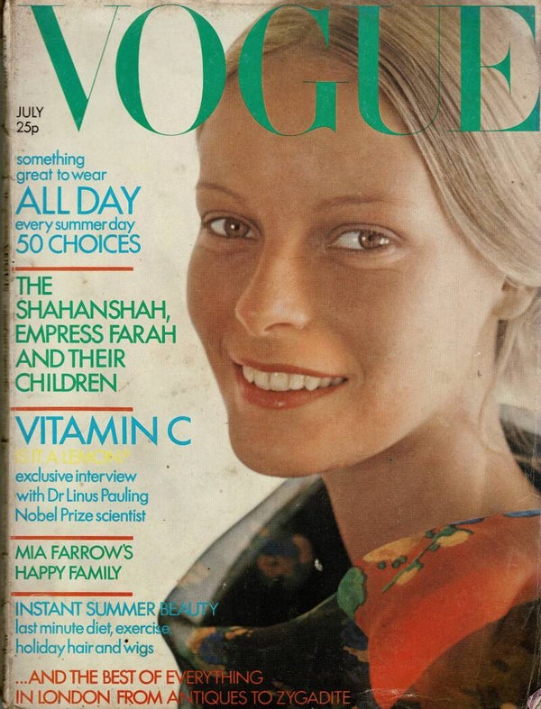 VOGUE UK FASHION MAGAZINE July 1971 BUY VINTAGE BACK ISSUE MAGAZINES TILLEYS