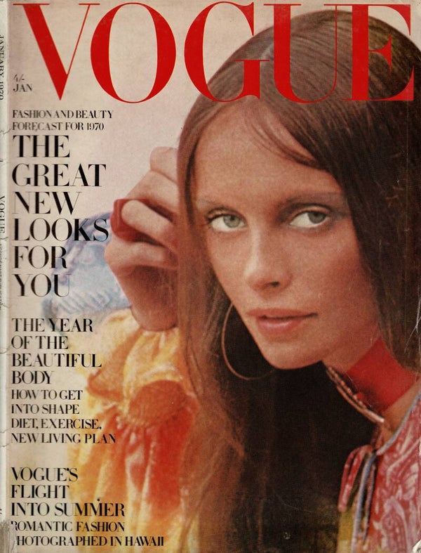 VOGUE UK FASHION MAGAZINE January 1970 BUY VINTAGE BACK ISSUE MAGAZINES TILLEYS