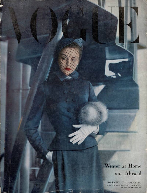 VOGUE UK FASHION MAGAZINE November 1948 BUY VINTAGE BACK ISSUE MAGAZINES TILLEYS