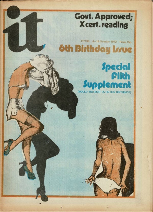 IT INTERNATIONAL TIMES UK UNDERGROUND PAPER NO 139 4TH - 18TH October 1972  BUY VINTAGE MAGAZINES FROM TILLEYS