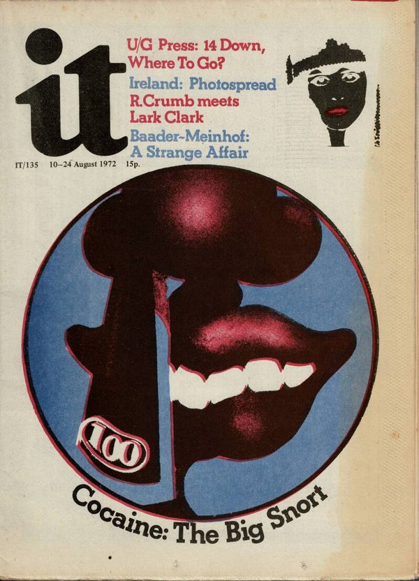 IT INTERNATIONAL TIMES UK UNDERGROUND PAPER NO 135 10TH - 24TH August 1972  BUY VINTAGE MAGAZINES FROM TILLEYS