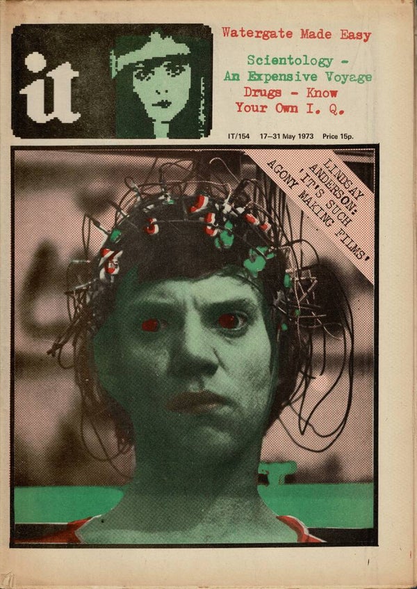 IT INTERNATIONAL TIMES UK UNDERGROUND PAPER NO 154 17TH - 31ST May 1973  BUY VINTAGE MAGAZINES FROM TILLEYS