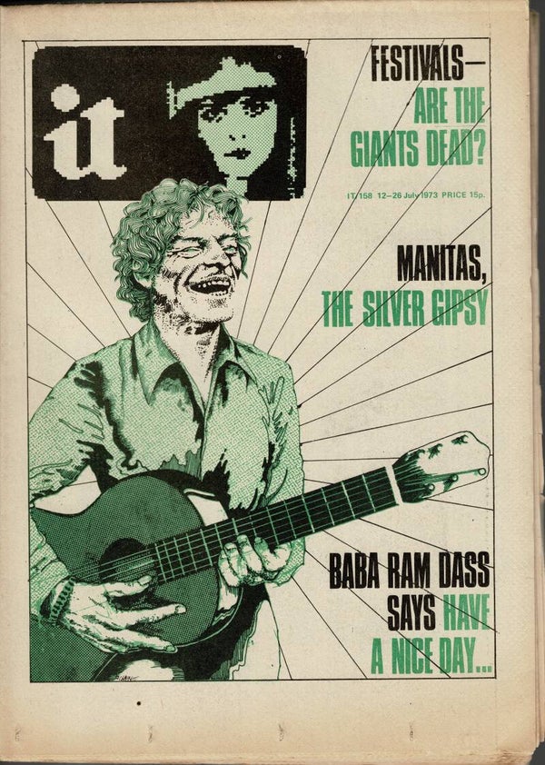 IT INTERNATIONAL TIMES UK UNDERGROUND PAPER NO 158 12TH - 26TH July 1973  BUY VINTAGE MAGAZINES FROM TILLEYS