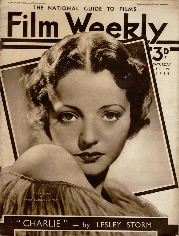 FILM WEEKLY  UK MAGAZINE February 29TH 1936 BUY VINTAGE BACK ISSUE MAGAZINES TILLEYS