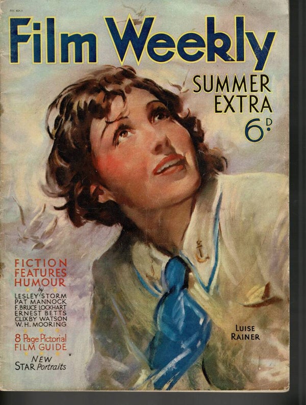 FILM WEEKLY SUMMER EXTRA UK MAGAZINE 1937 BUY VINTAGE BACK ISSUE MAGAZINES TILLEYS