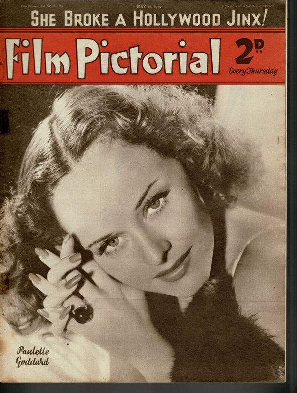 FILM PICTORIAL UK MAGAZINE May 20TH 1939 BUY VINTAGE BACK ISSUE MAGAZINES TILLEYS
