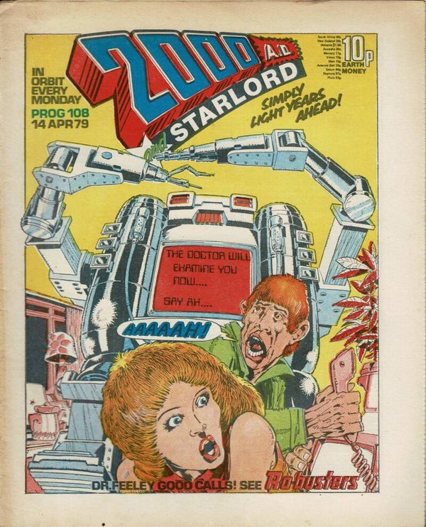 2000 AD UK COMIC PROG 108 14TH April 1979 BUY VINTAGE COMICS FORM TILLEYS