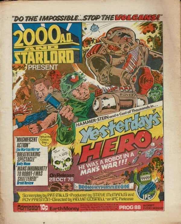 2000 AD UK COMIC PROG 88 28TH October 1978 BUY VINTAGE COMICS FORM TILLEYS