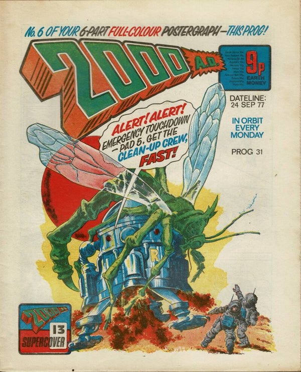 2000 AD UK COMIC PROG 31 24TH September 1977 BUY VINTAGE COMICS FORM TILLEYS